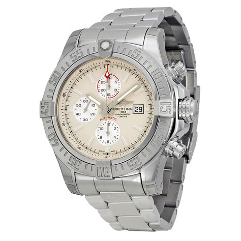 breitling silver chrono|breitling chrono avenger.